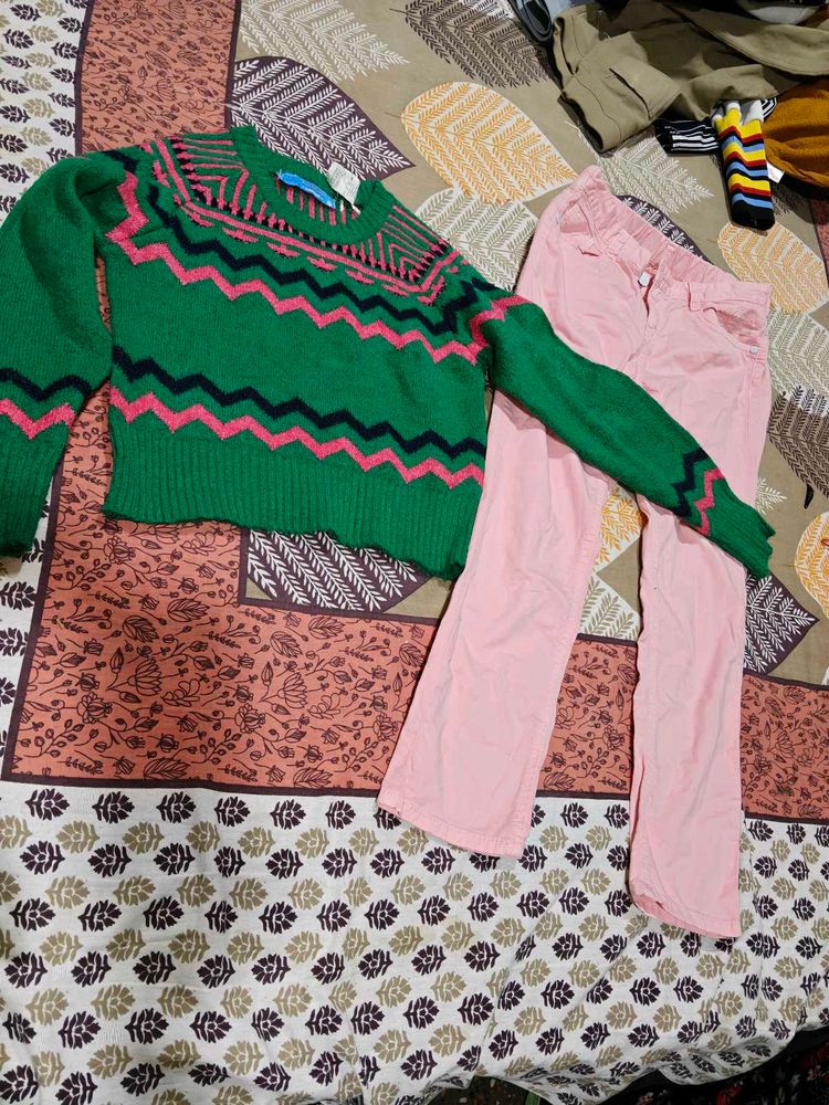 Vintage sweater and pants
