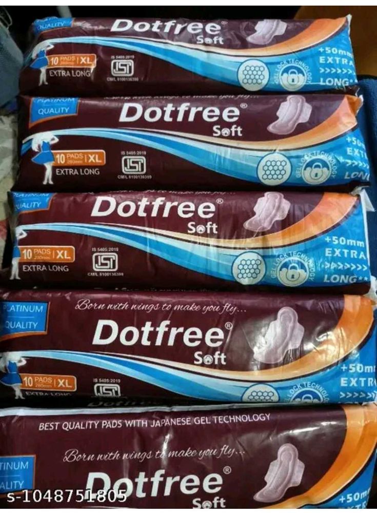 Dotfree Soft Extra Long Pads (Pack of 5)