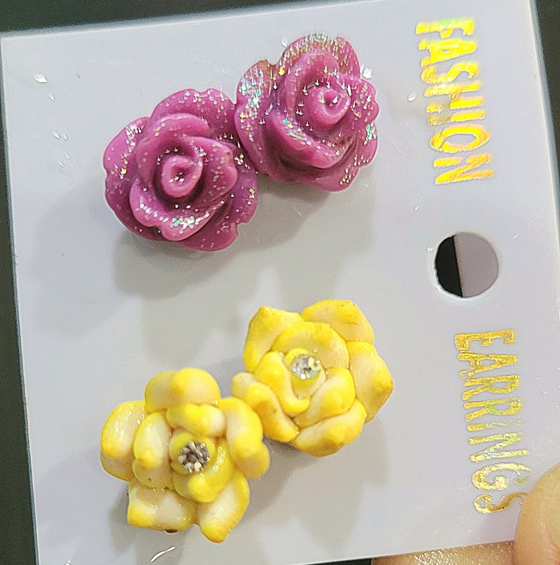 Rose Earrings 2