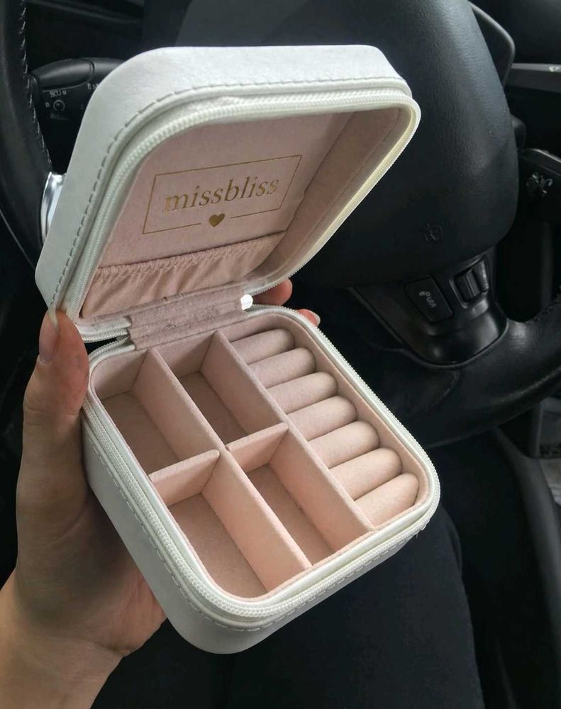 White Jewelry Organizer Box