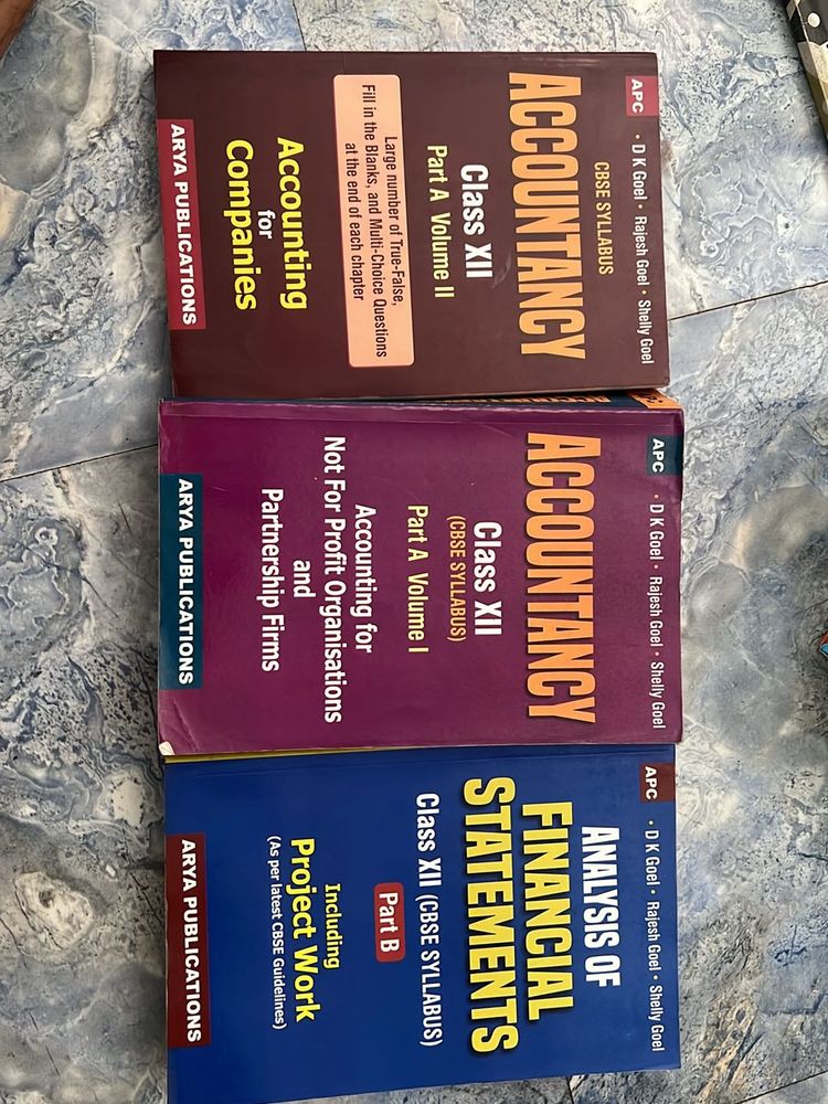 CBSE Syllabus Accountancy Books Combo Of 3