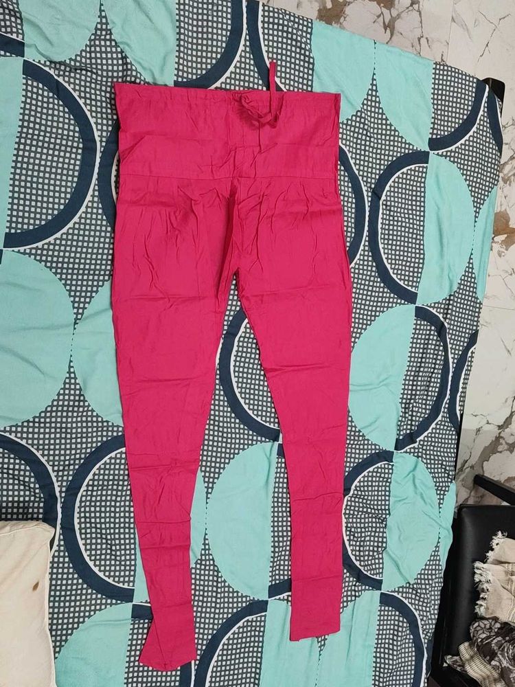 Pink and green Salwar Pants
