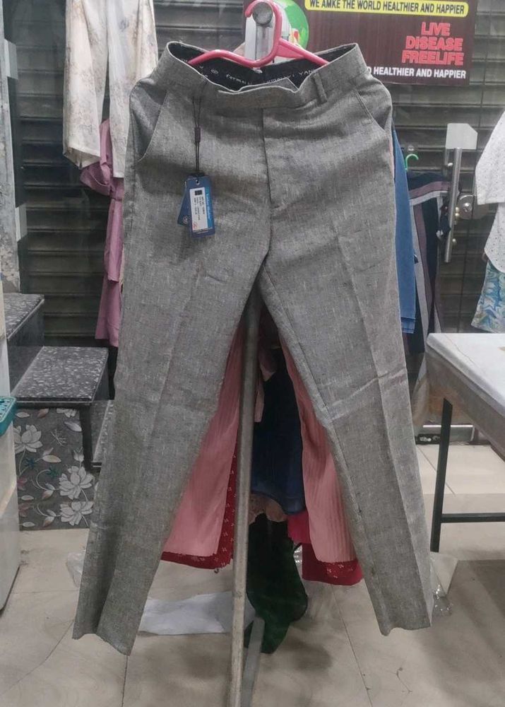 Gray Formal Trousers