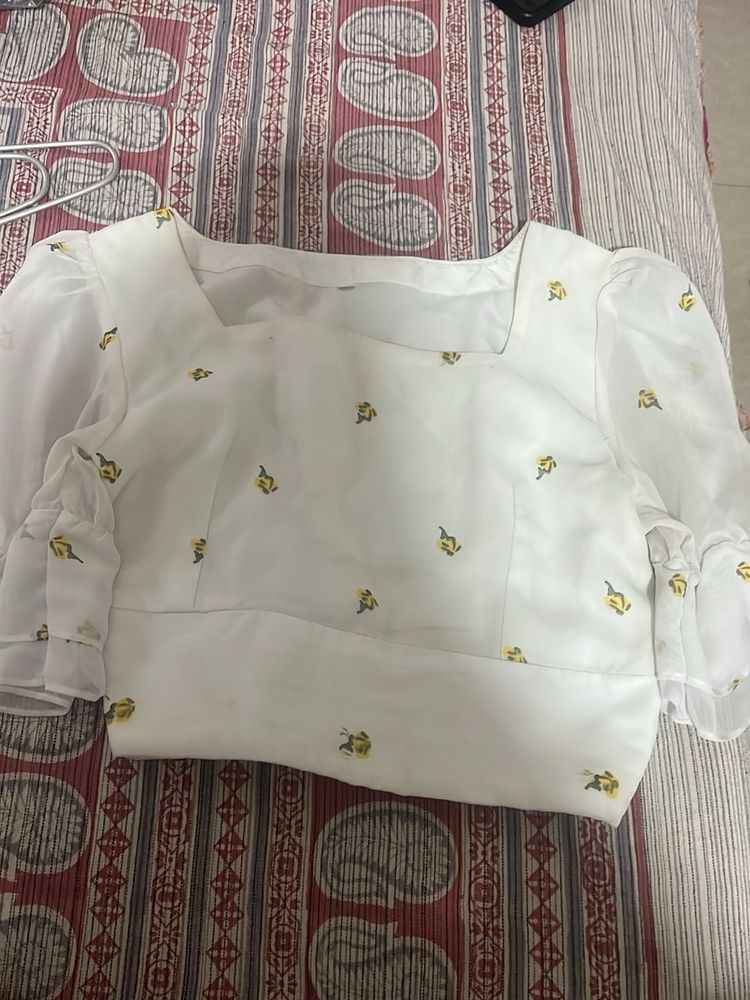 beautiful korean crop top
