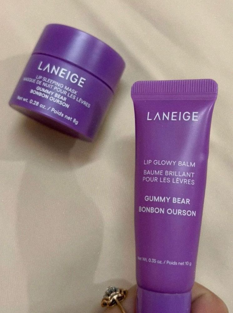 Laneige Lip Sleeping Mask &amp; Glowy Balm