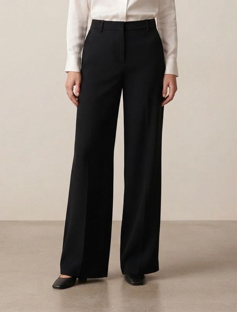 Classic Black Formal Trousers