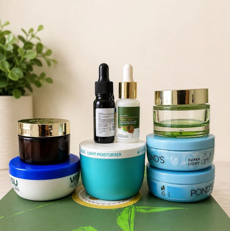 Empty Cosmetic Containers / set of 6