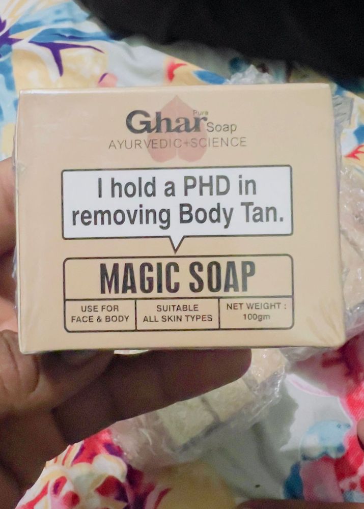 Ghar Pure Magic Soap - Removes Tan