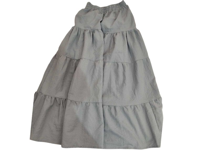 Tiered Midi Skirt