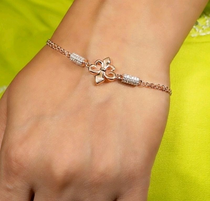 Rose Gold Silver Bracelet