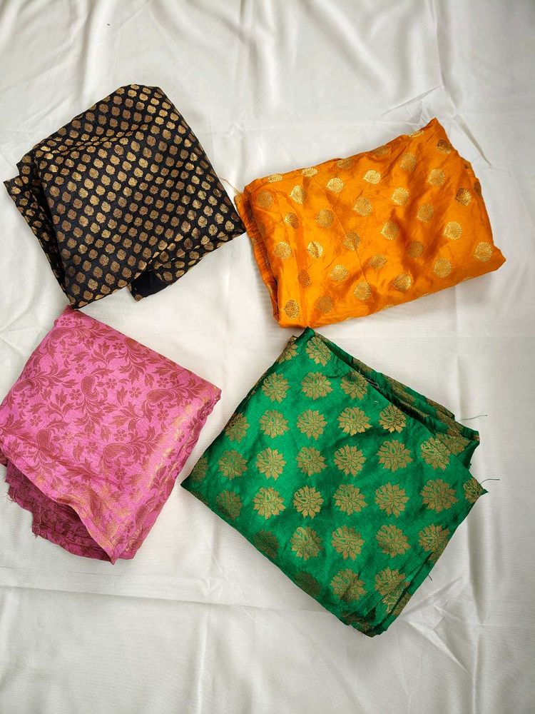 4 combo of banarasi silk kurtis