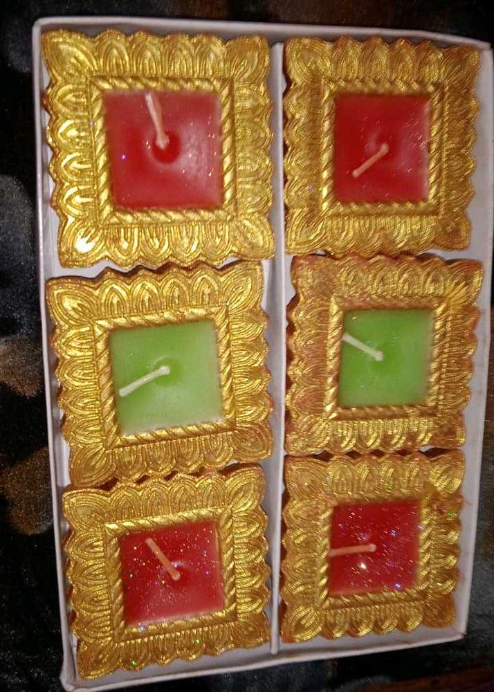 Scented Candles, Diyas and Ladoo candle sjape diya