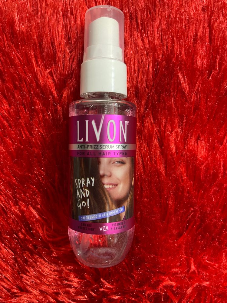 Livon Anti Frizz Serum Spray For All Hair Types