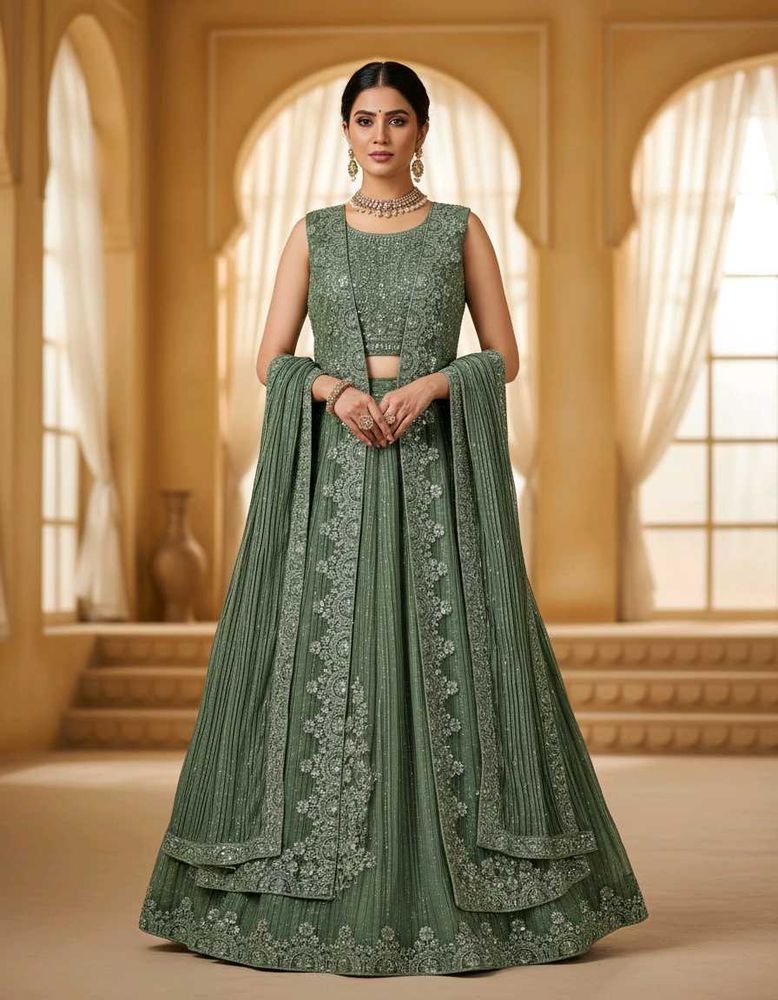 🆕🆕2 In 1 Indo Western Mehendi Outfit