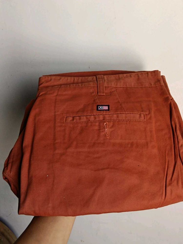 Men's Casual Rust Colored Chinos