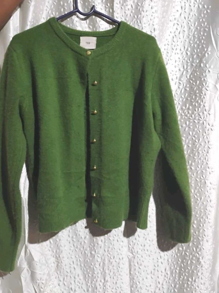 Green Cardigan