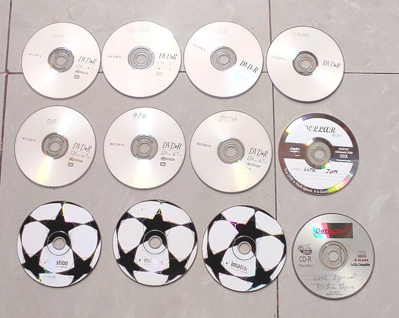 Pack Of 8 Pre-Recorded DVDs And 4 CDs