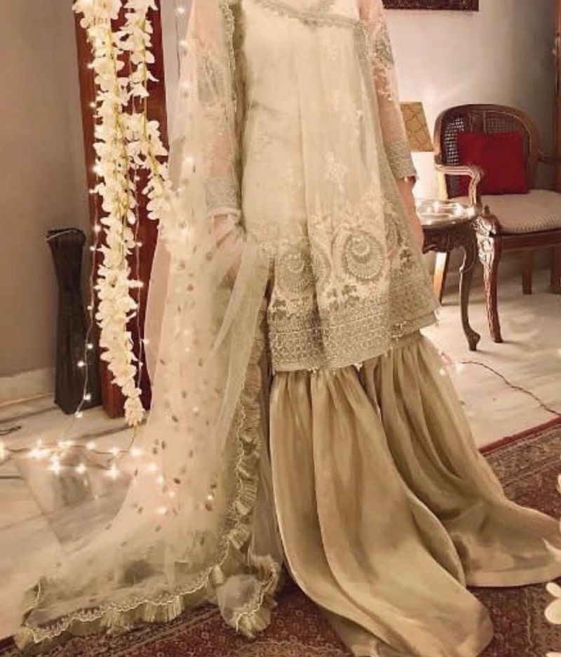 Pakistani Bridal Wear Designer Gharara Set