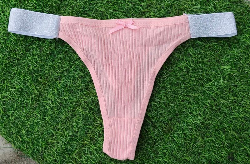 Cute Pink Thong Panty