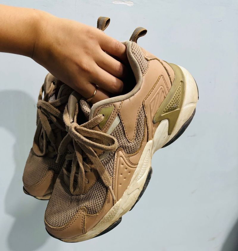 Beige Sneakers
