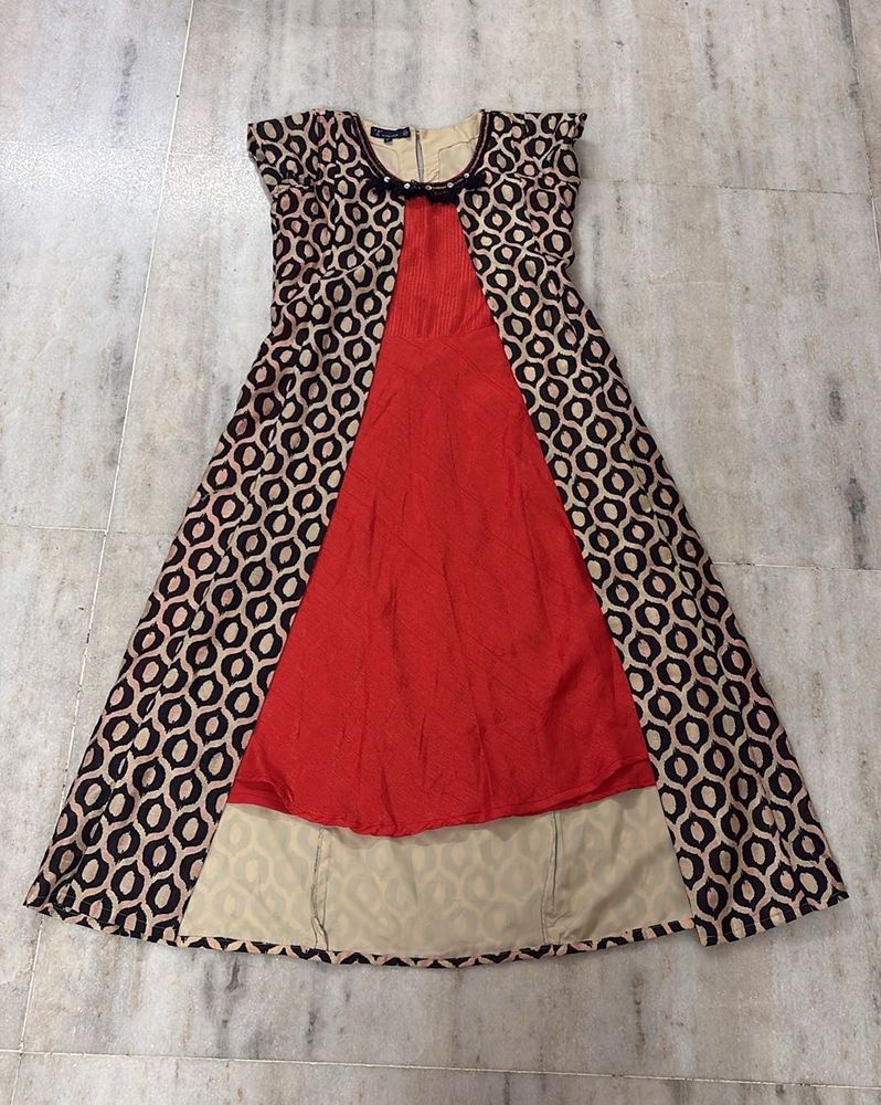 Printed Caped Kurta