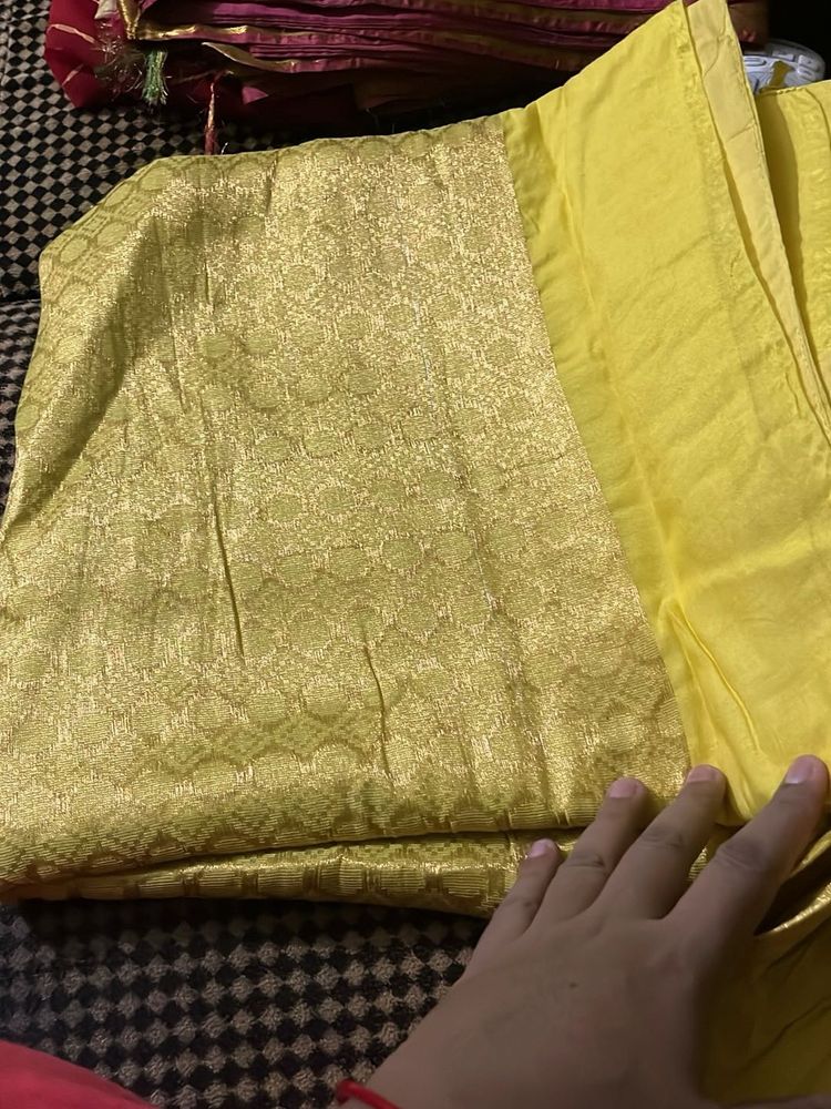 Beautiful Yellow Saree