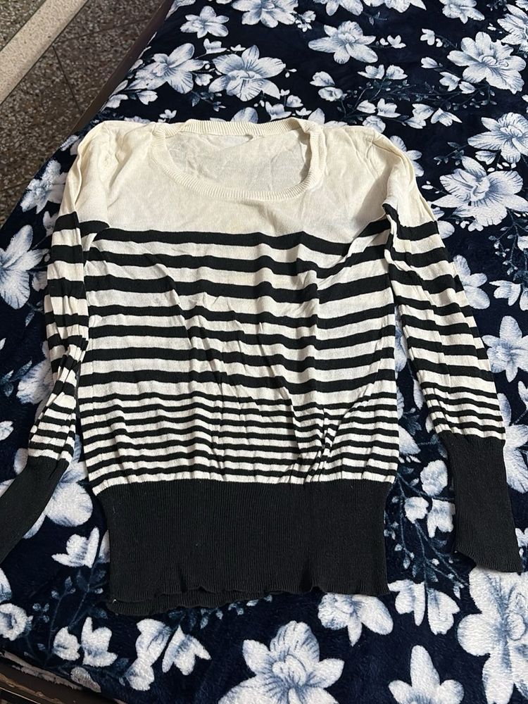Striped Long Sleeve Top