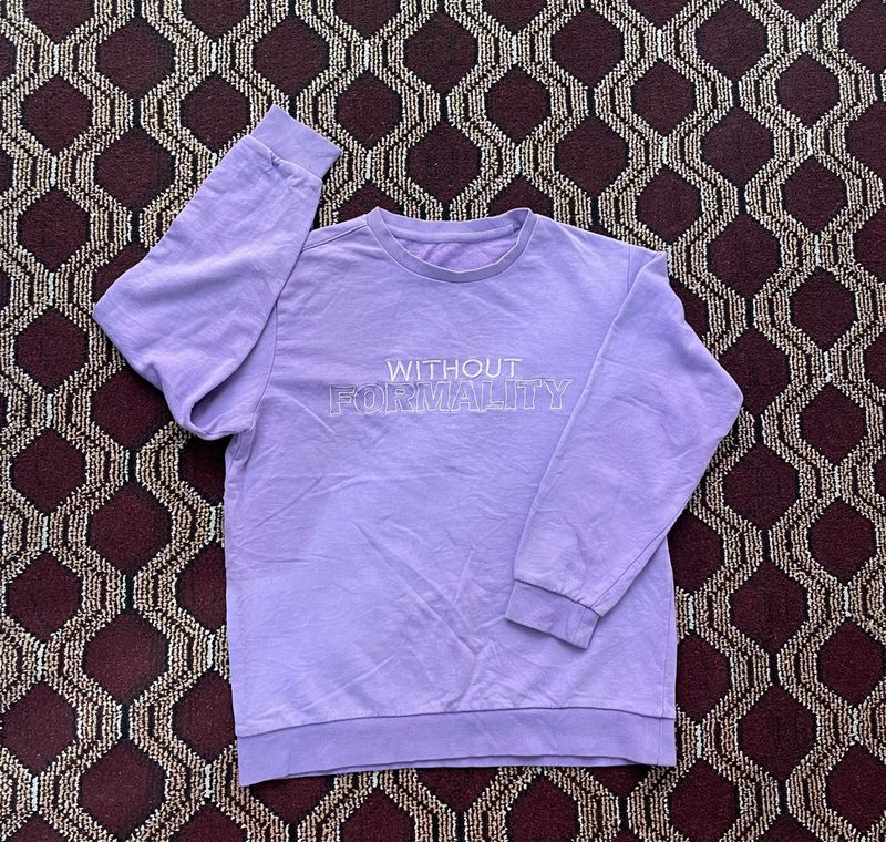 Lavender Crewneck Sweatshirt
