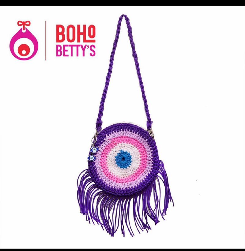 handmade evileyes sling bags