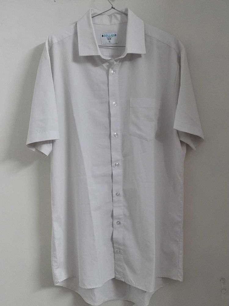 Classic White Formal Shirt for Men