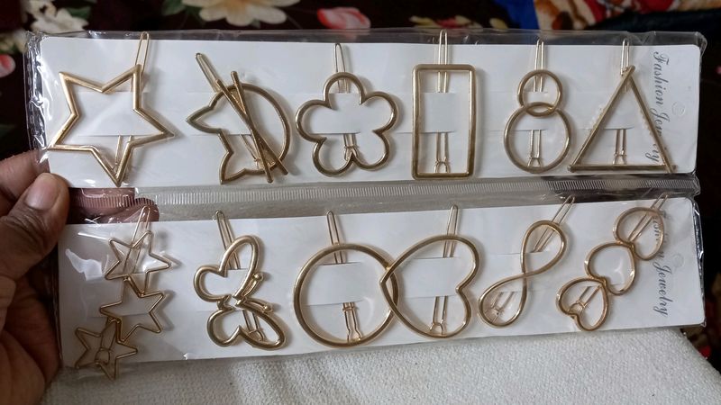 New Look Metal Hair Clip Set