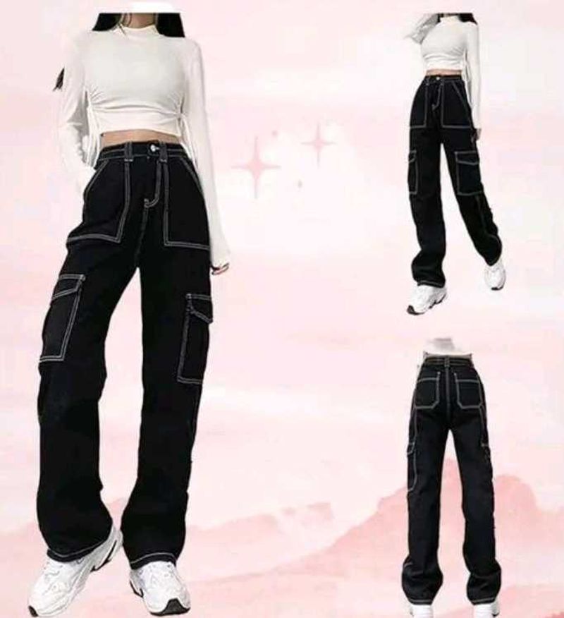 Black Cargo Pants