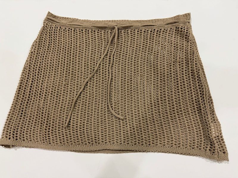 Crochet Beach Mini Skirt