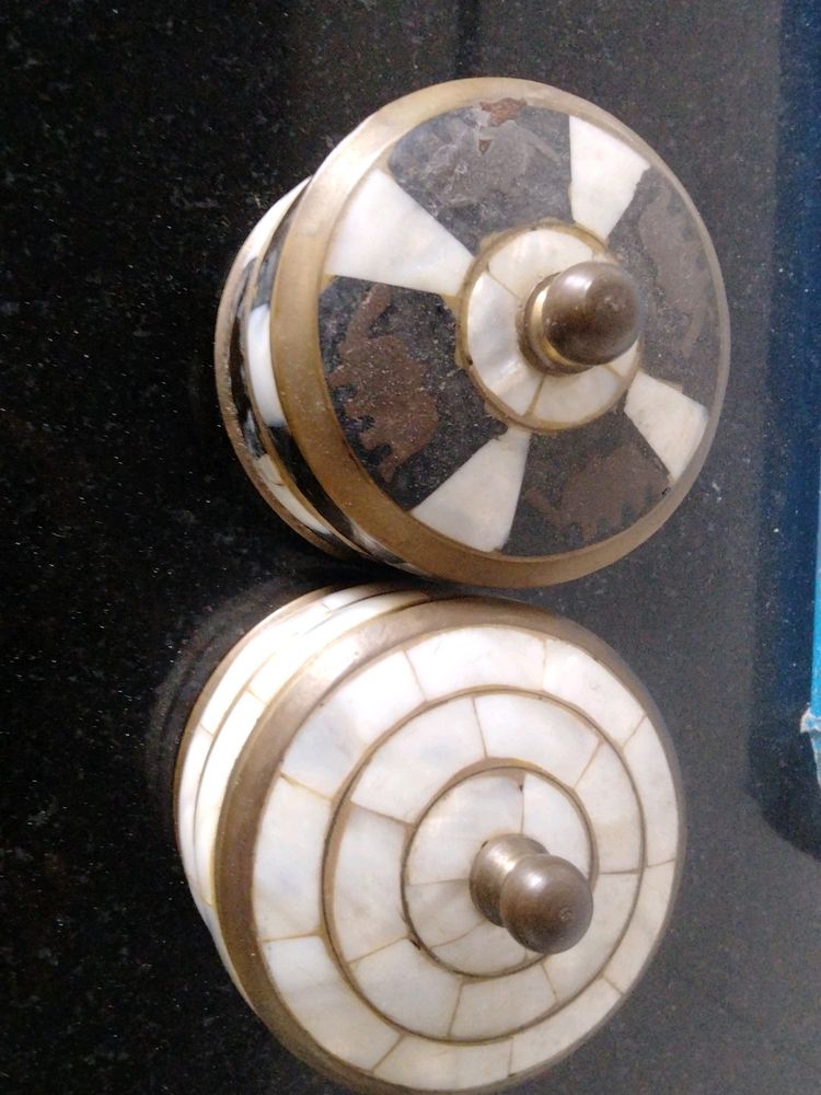 Vintage Round Trinket Boxes