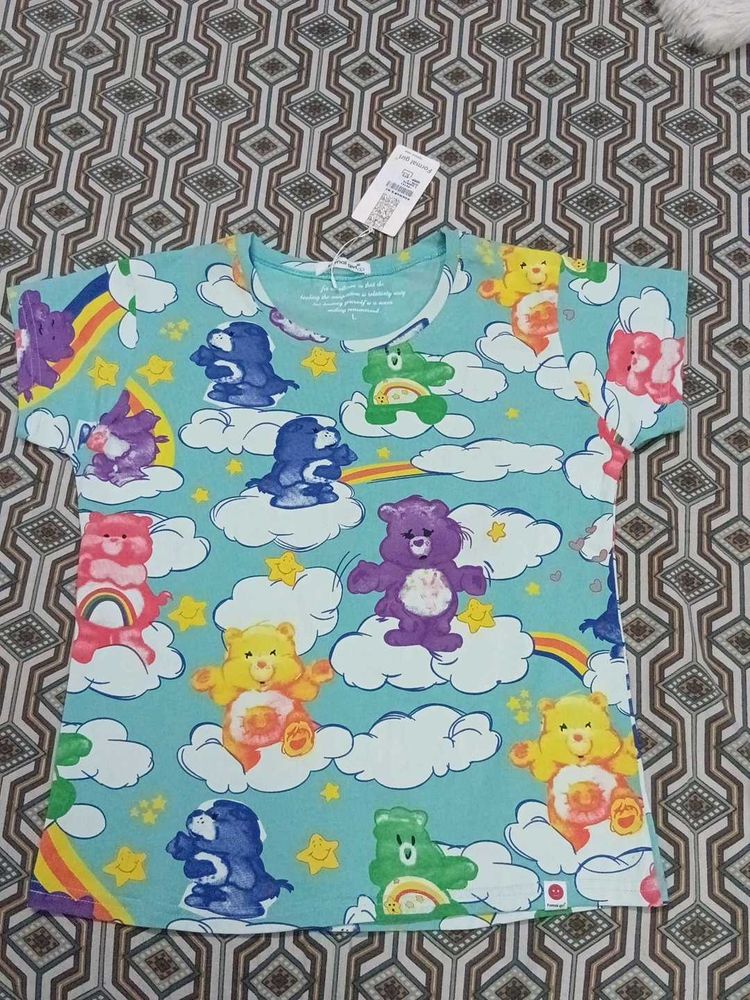 Cute Care Bears Graphic T-Shirt