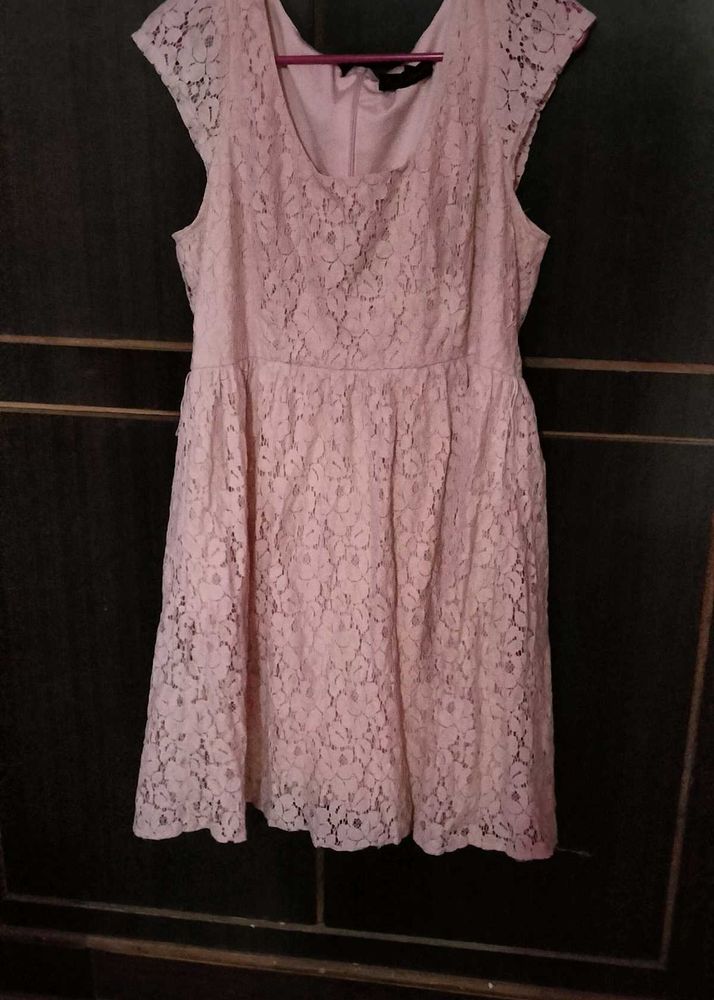 Chic Lace A-Line Dress