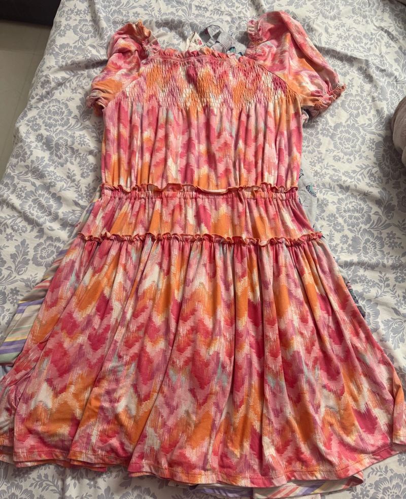 Boho Tiered Smocked Dress pack of 6