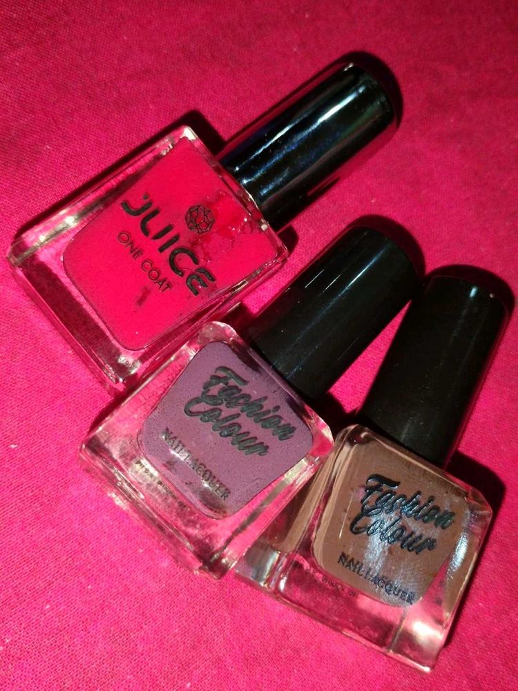 Fashion Colour Nail Polish Trio
