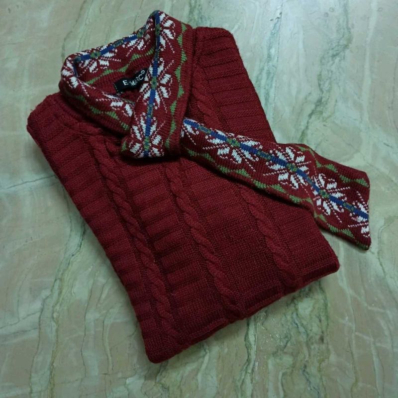 Stylish Cable Knit Sweater