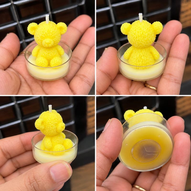 Cute Teddy Bear Candle