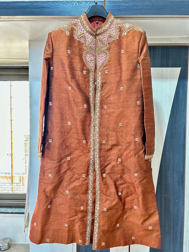 Men’s Sherwani - Brown Color