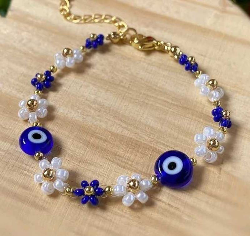 Evil Eye Beaded Bracelet