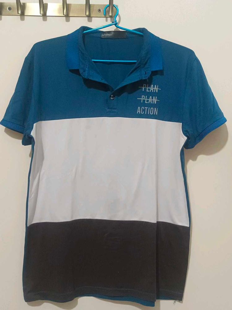 Men's Colorblock Polo Shirt
