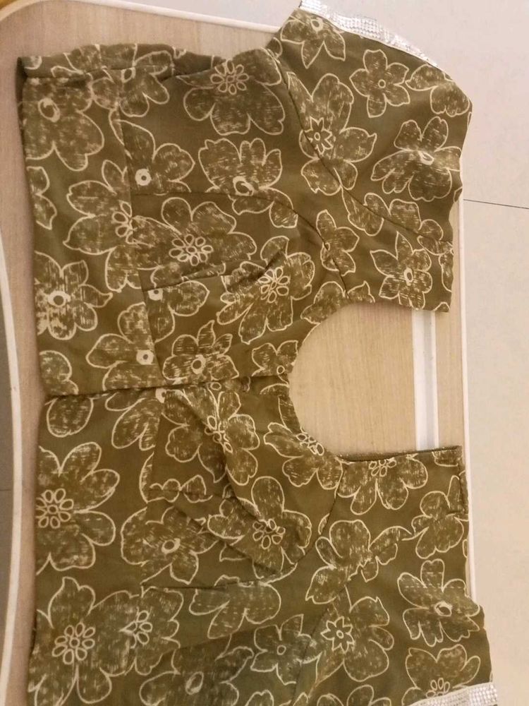 Stylish Floral Print Blouse