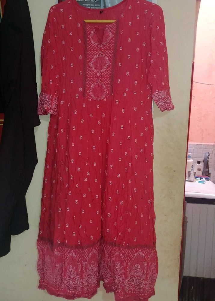 Beautiful Red Indian Kurta