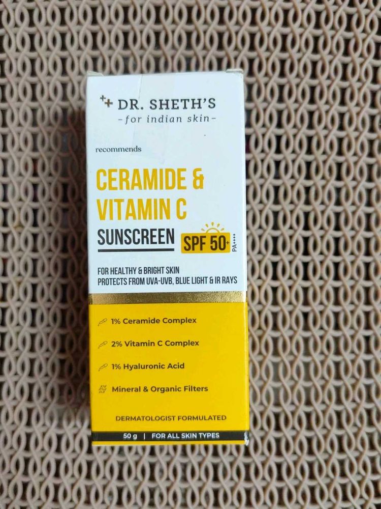 Dr. Seth's Ceramide &amp; Vitamin C Sunscreen SPF 50