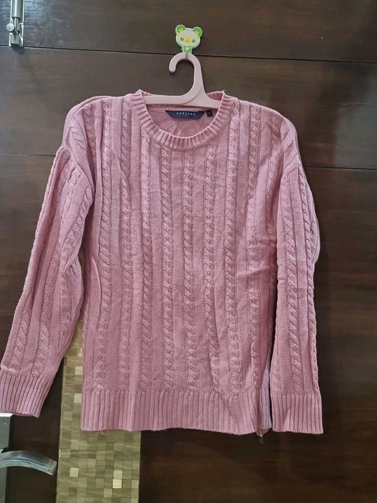 Pink Knitted Sweater