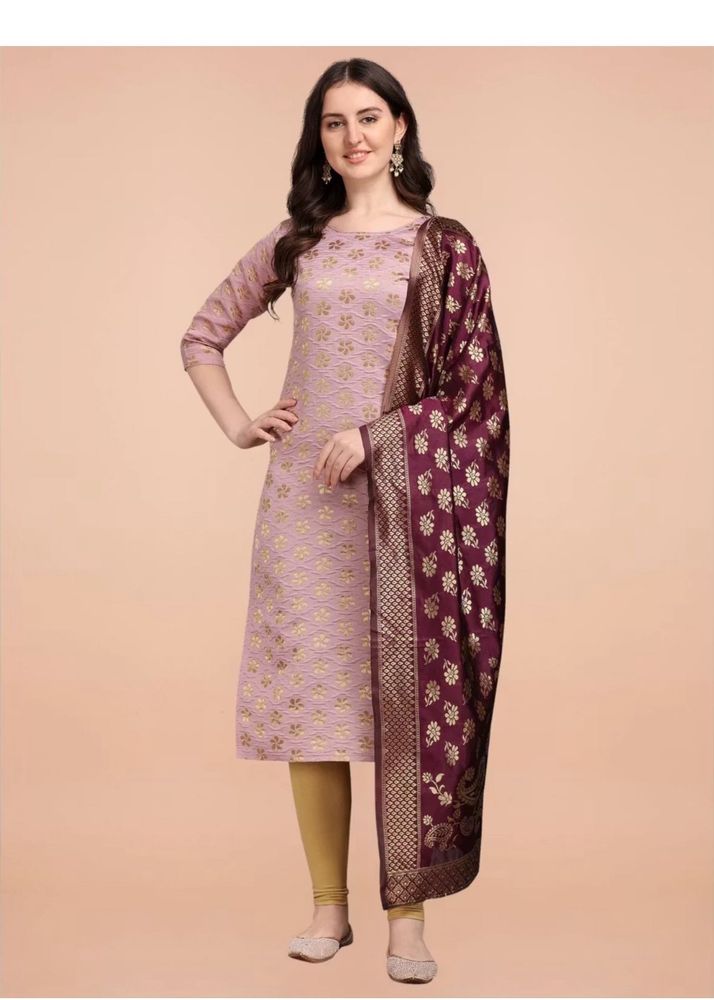 Elegant Lavender Kurta Set