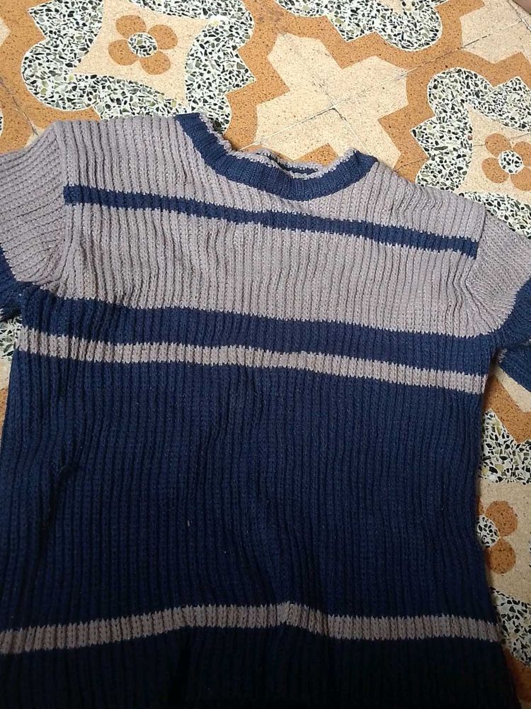 Striped Knit Sweater