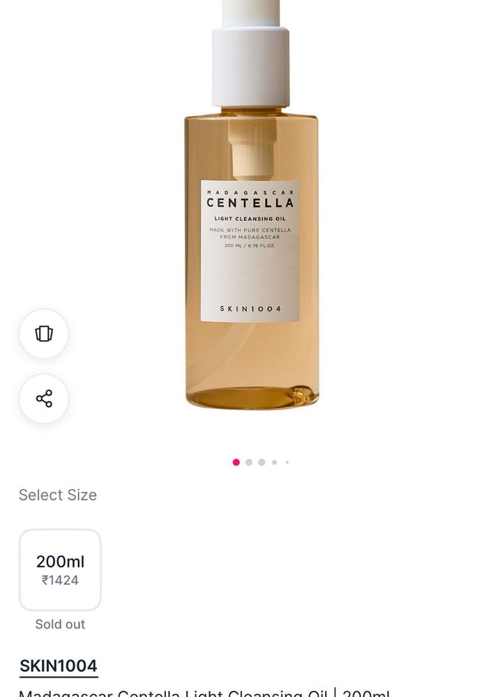 SKIN1004 Centella Light Cleansing Oil